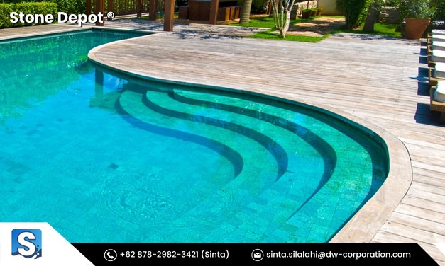 Green Sukabumi Stone - Secret Luxurious Pool - 2
